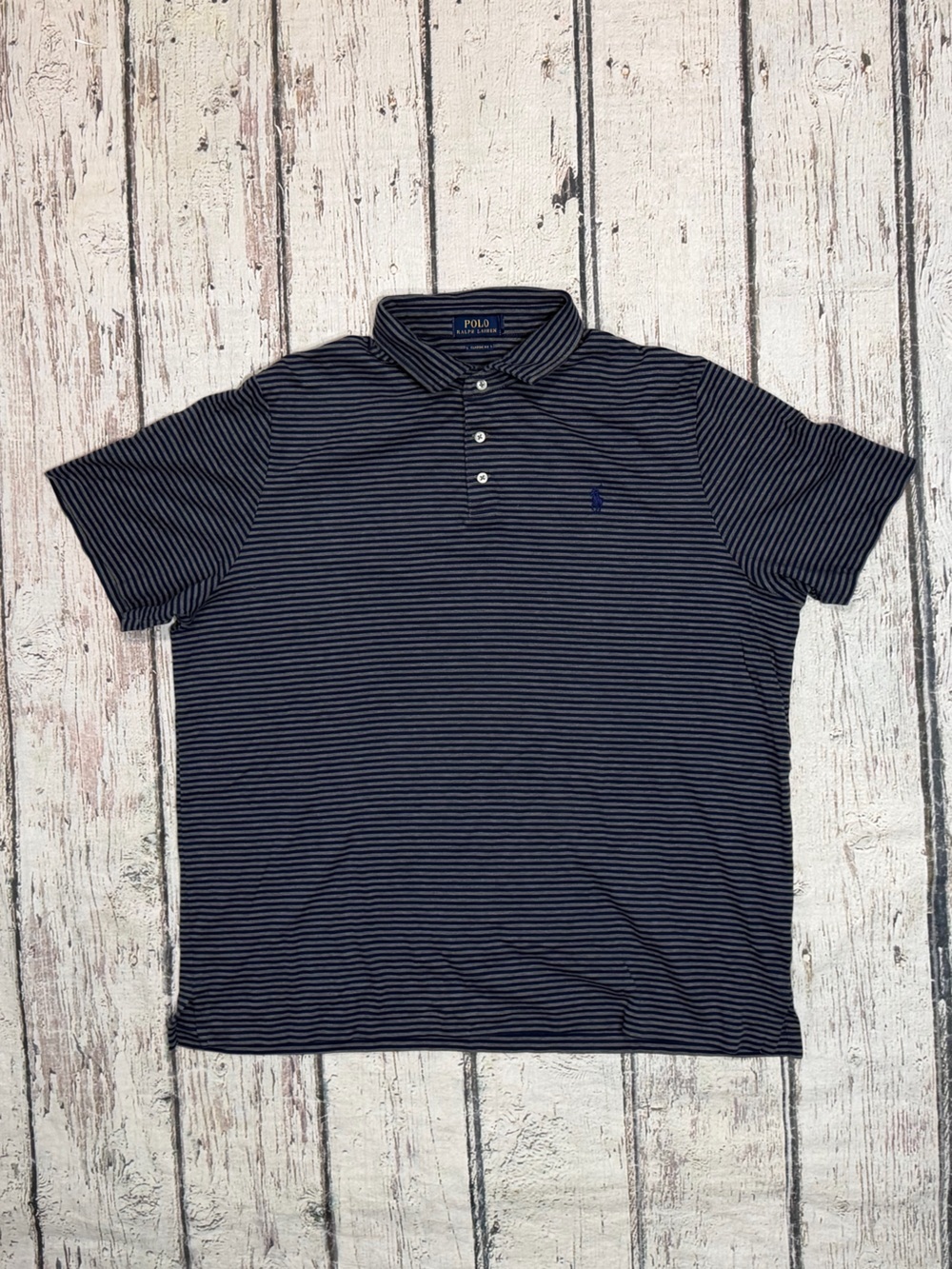 Ralph Lauren Polo Striped Mens Preppy Short Sleeve Golf Tennis Shirt